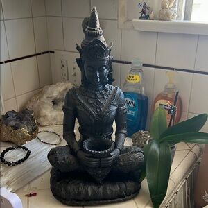 Decorative Black Buddha Statue